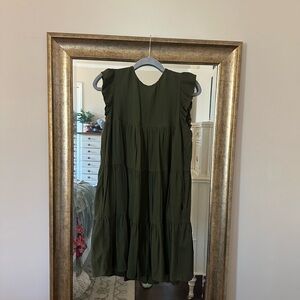 The Impeccable Pig Forest Green Dress